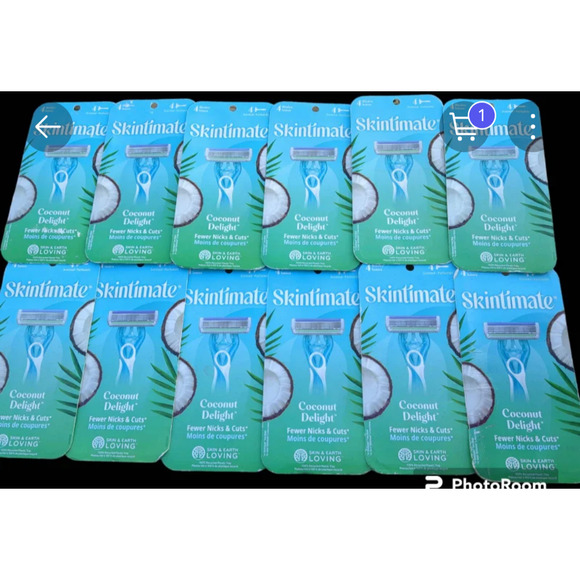 12 4ct Schick women skintimate coconut delight disposable razors #1285